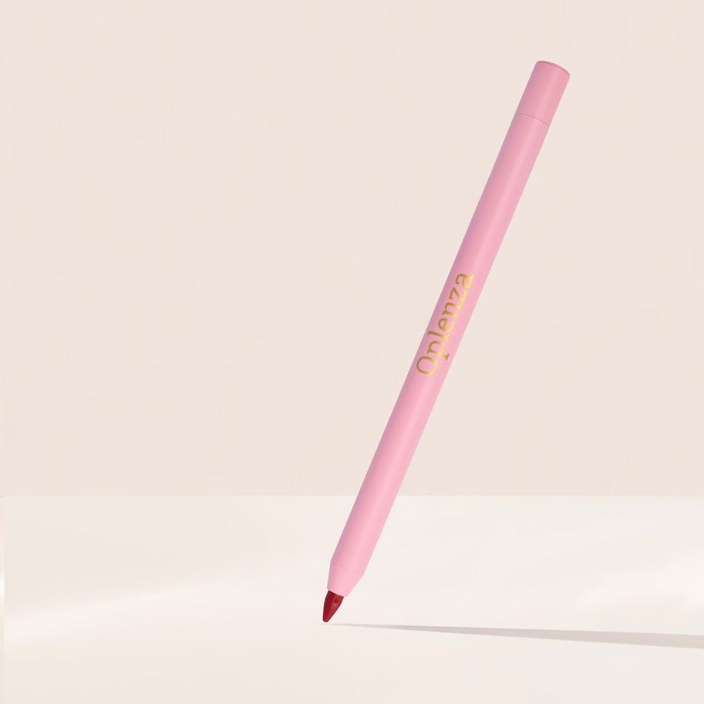 Oplenza Define & Refine Lip Liner - 28 Ruby Luxe, smooth texture, dewy glow, longwear formula lip liner for a flawless, radiant beauty look.
