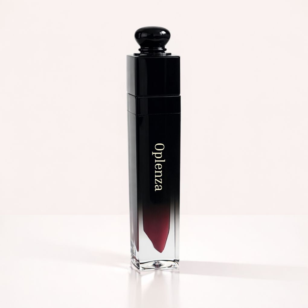 Oplenza Signature Ultra Shine Lip Gloss in shade Rude Brown - best tinted lip gloss.