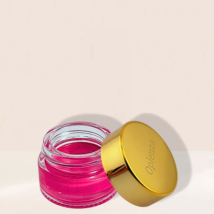 Oplenza Luminous Touch Cream Blush - Scarlet, glamorous finish, cruelty-free cosmetics, radiant skin cream blush 