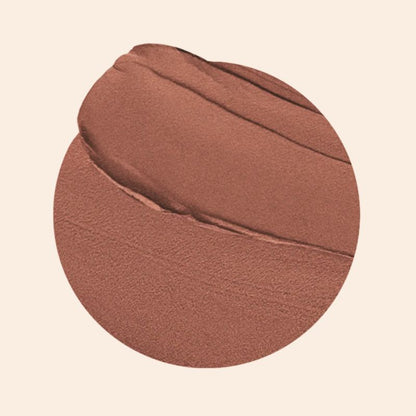 Oplenza Signature Matte Lipstick swatch - Tender, natural finish, glam look, longwear matte lipstick for a long-lasting makeup look
