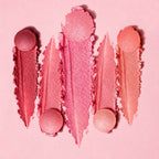 Oplenza Luminous Pressed Powder Blush-Pressed powder blush, texture close up. 
Shades: Baby, Girl, Mood, Pretty, Passion.
