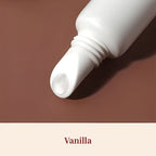 Oplenza Obsession Glass Lip Gloss applicator close-up, shade Vanilla