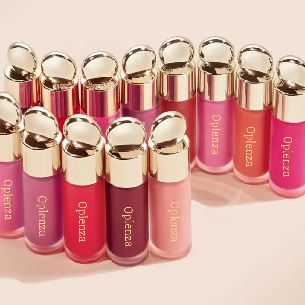 Oplenza Velvet Whip Cream Blush in shades -Dusty Veil, Petal Milk, Rosy Glacé, Bloom Rush, Cloud Peach, Apricot Melt, Burnt Kiss