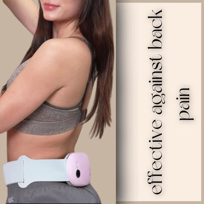 Oplenza period pain relief device - White, Soft Taupe; Heating pad for cramps and back pains