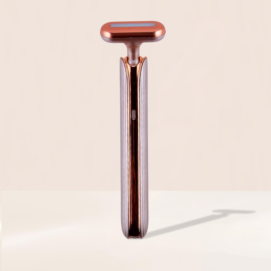 Oplenza skincare wand - Soft Taupe, Best beauty device, Rechargeable skincare wand, Light therapy for youthful skin